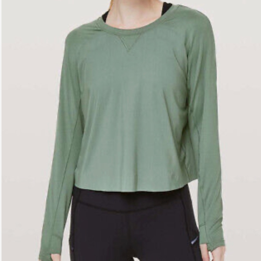 Lululemon Swift Tech Army Green long sleeve